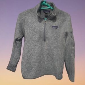 Patagonia Gray Fleece Pullover